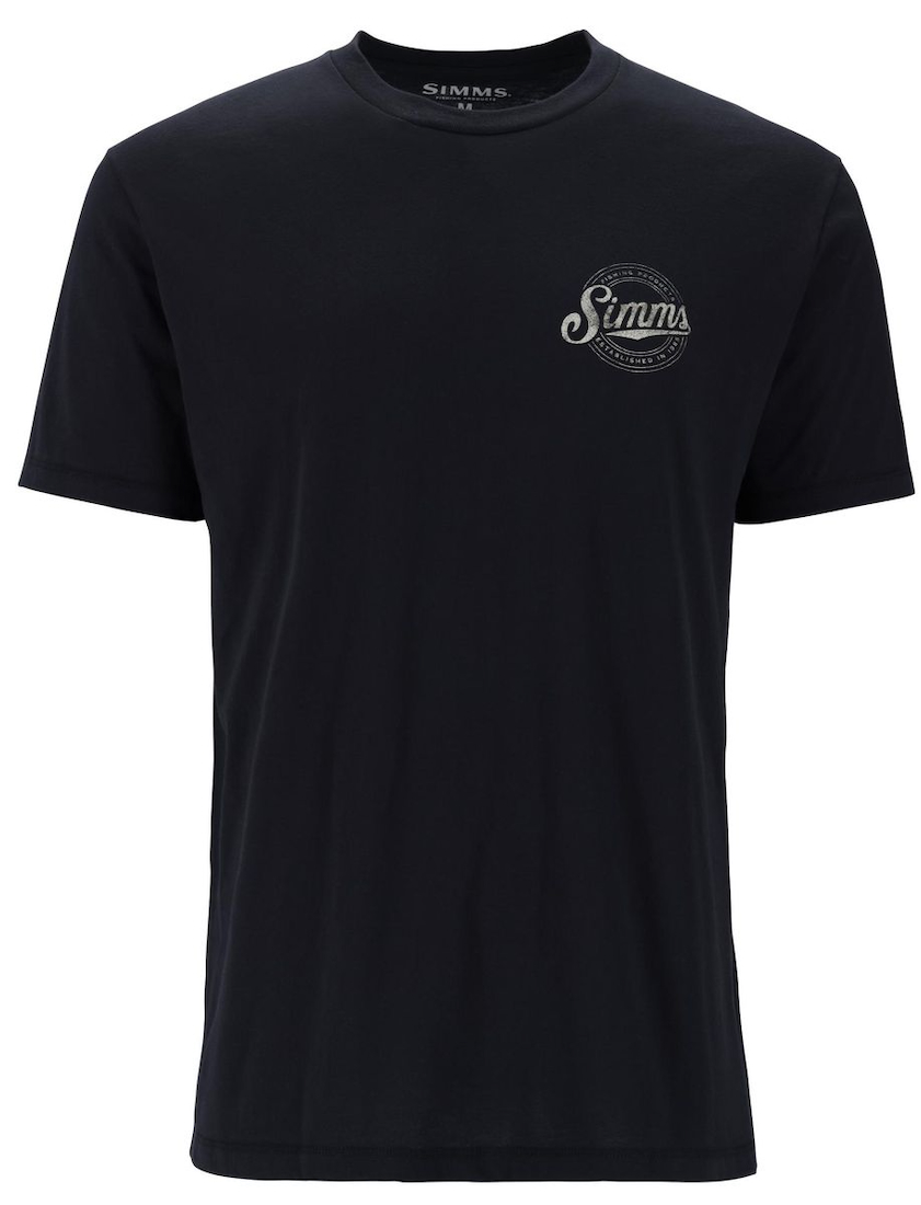 Simms Circle Lockup T-Shirt Noir