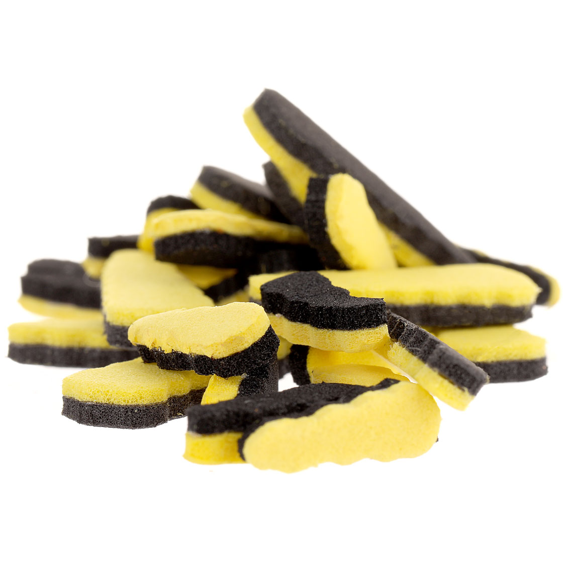 Chernobyl Ant & Hopper Foam Bodies 10 pc. corps jaune-noir