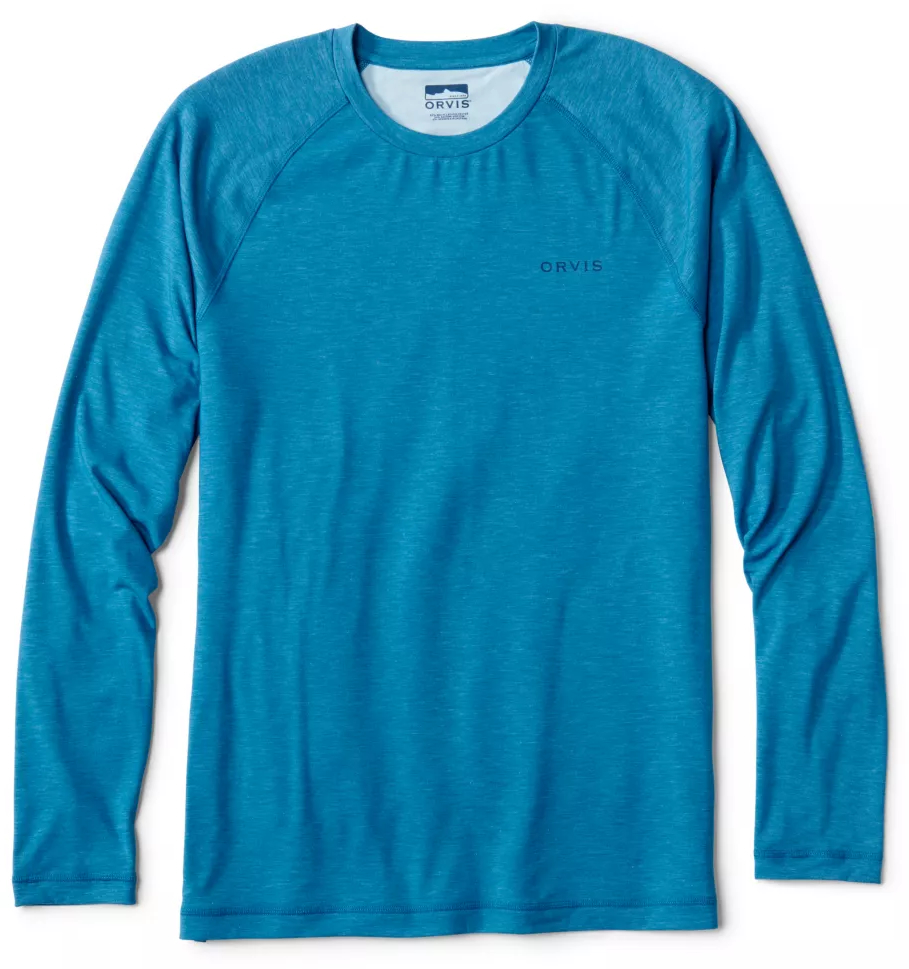 Orvis Dricast Sunshirt UPF 50+ chemise de protection solaire pacific blue