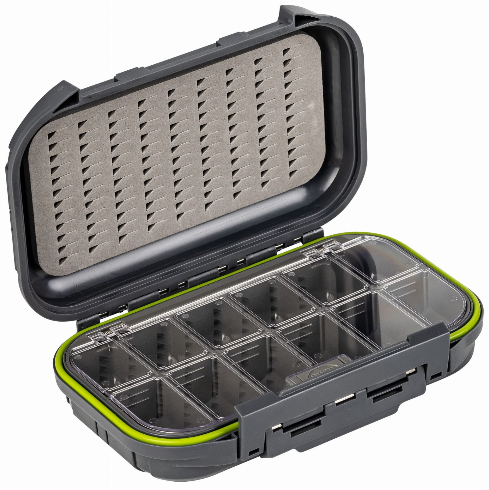 Traper Dryfly Box Compartiments Waterproof 170 x 110 x 45mm Boîte à mouches sèche