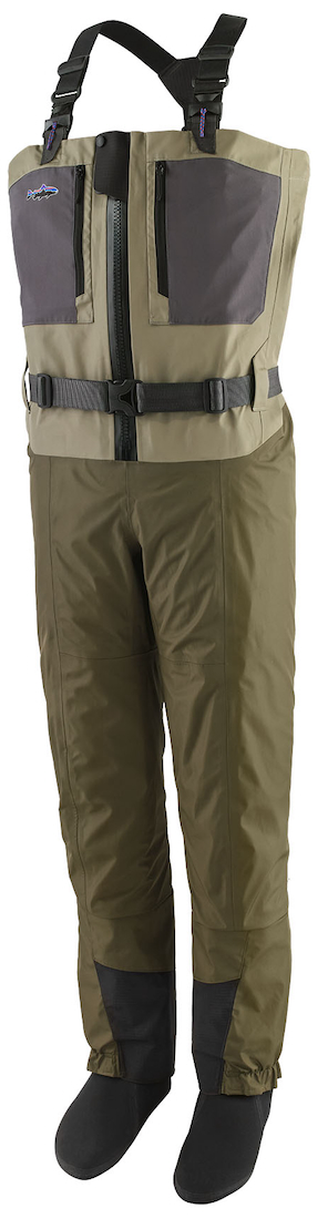 Patagonia M's Swiftcurrent Traverse Zip Front Cuissardes avec fermeture éclair RVGN - River Rock Green
