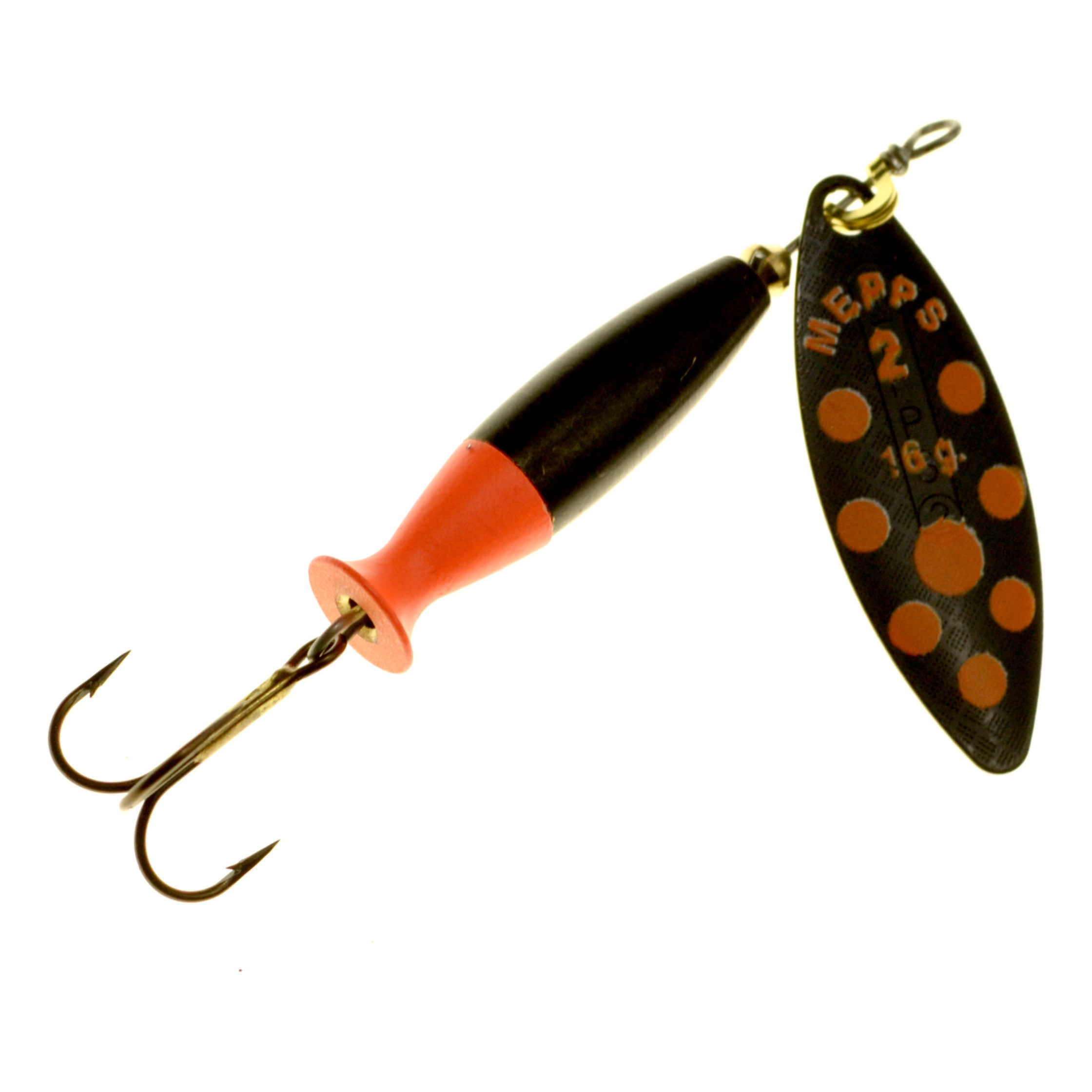 Mepps Aglia Longue Heavy Spinner noir/points rouges