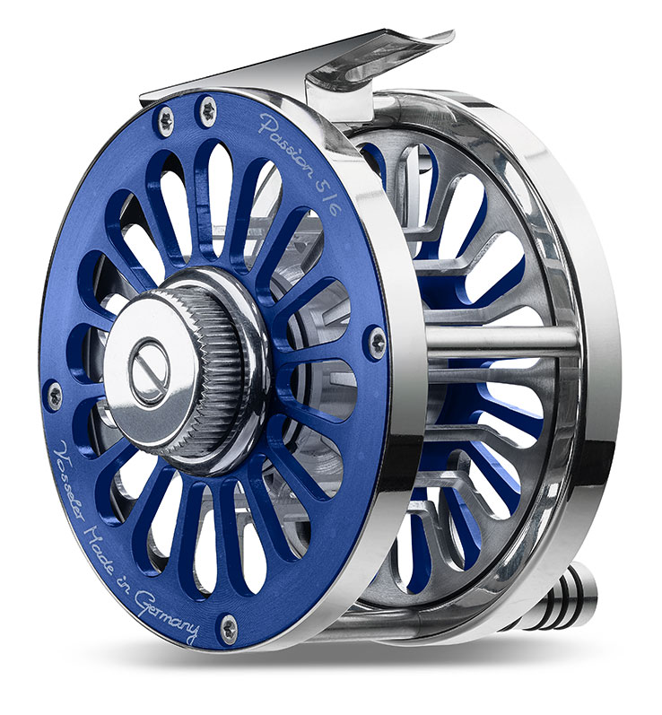 Vosseler Passion Alu Fly Reel blue