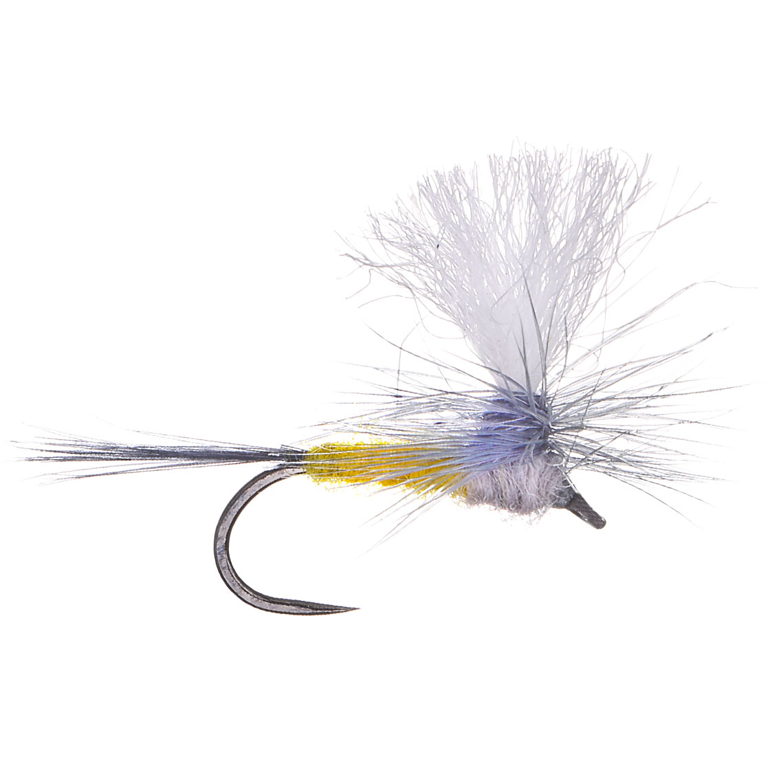 adh-fishing Mouche sèche Parachute Yellow Grey on AHREX by Superflies