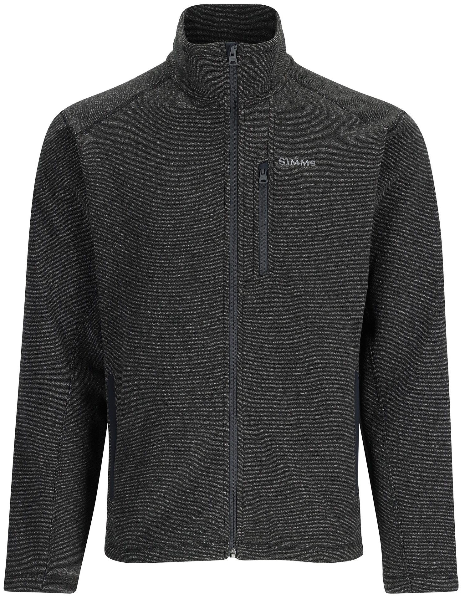 Simms Rivershed Full Zip pullover black heather