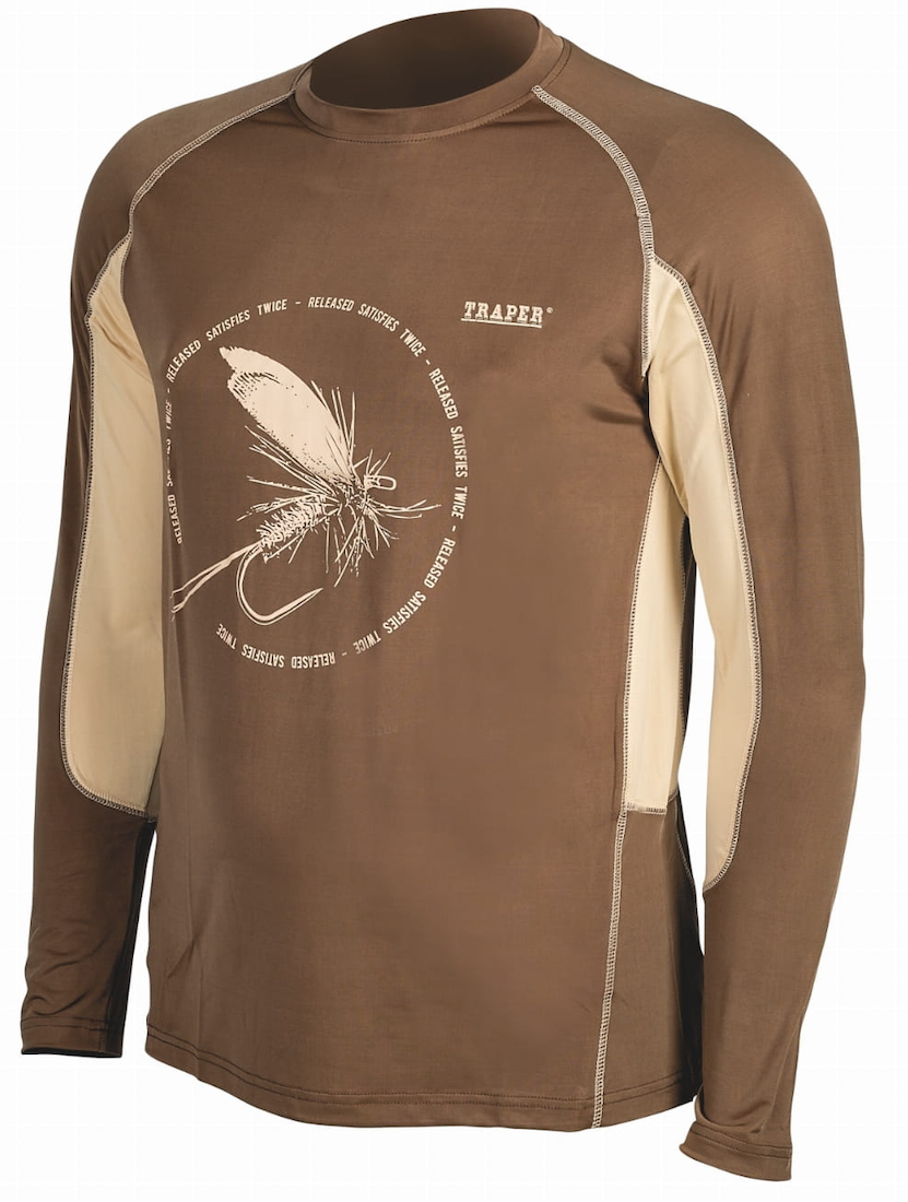 Traper Sun Shirt Dryfly protection solaire honey
