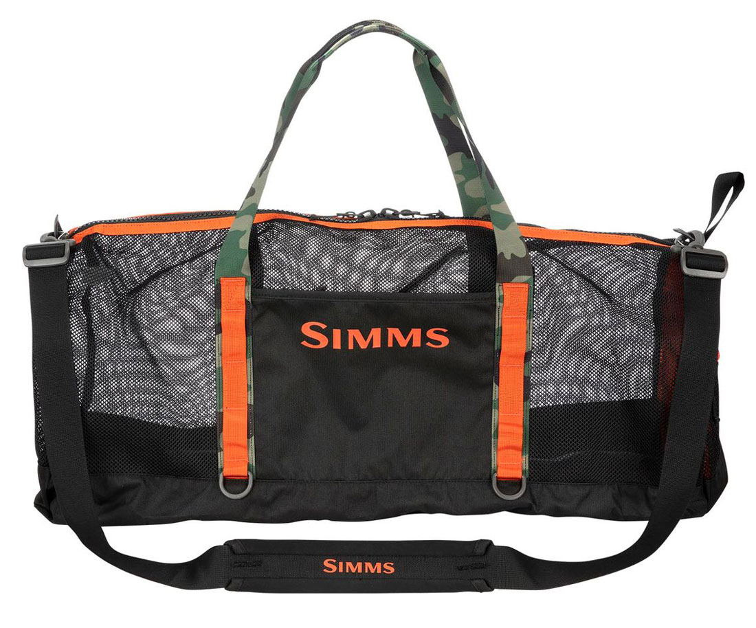 Simms Challenger Mesh Duffel 60L sac de voyage black