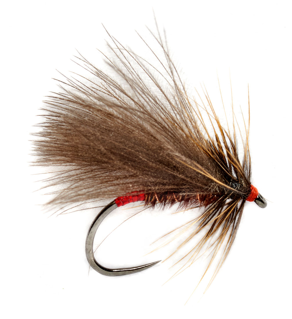 Mouche sèche Fulling Mill - Roza's Red Butt Caddis Barbless