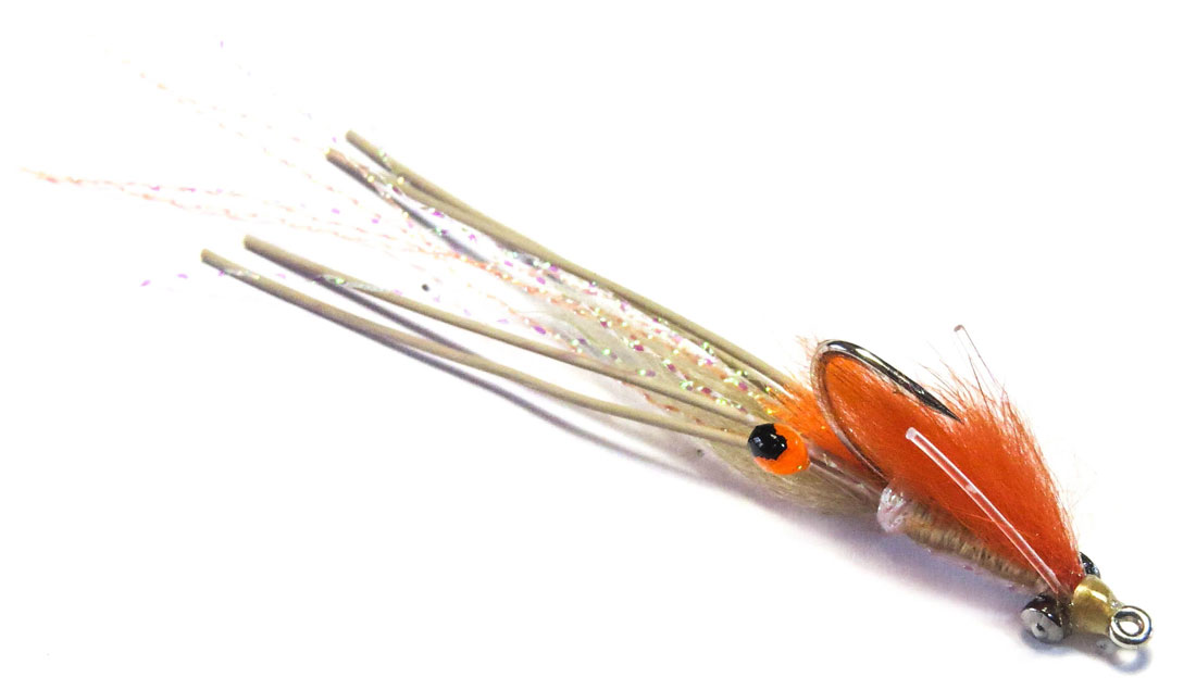 Fishient H2O Mouche d'eau salée - Spawning Shrimp orange