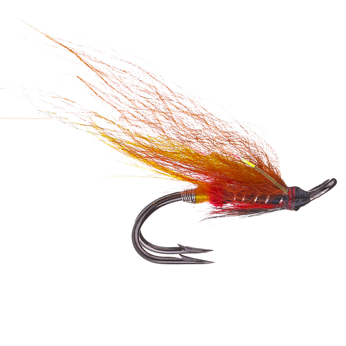 Superflies Mouche à saumon - Black Doctor Black Double
