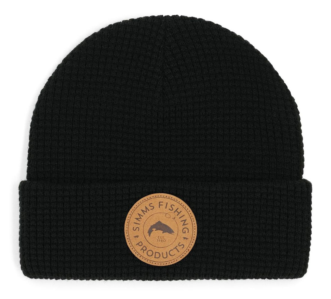 Simms Everyday Waffle Knit Bonnet noir