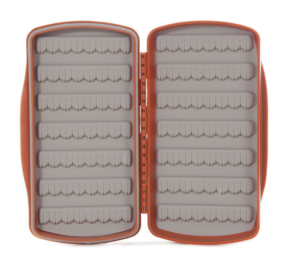 Tacky Pescador Fly Box boîte à mouches burnt orange
