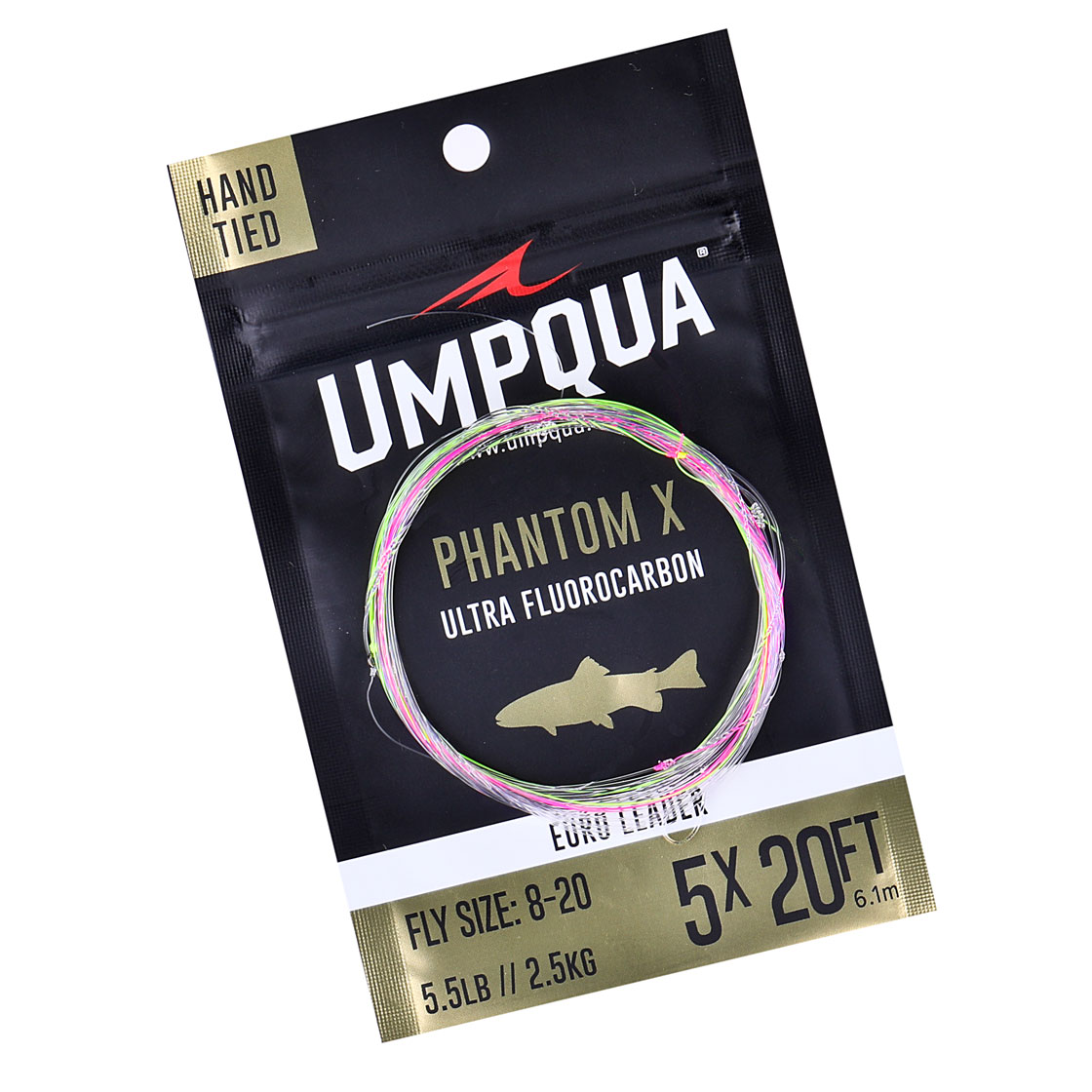 Umpqua Phantom X Euro Nymph Leader bas de ligne 20ft