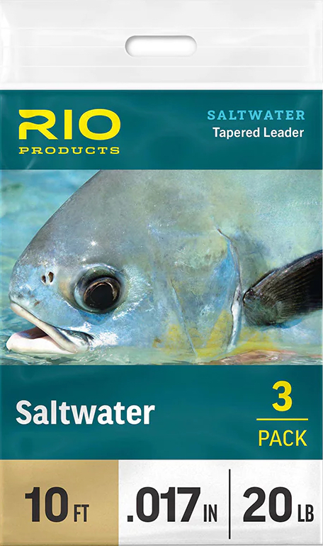 Rio Saltwater Leader Bas de ligne 10 ft. 3er Pack