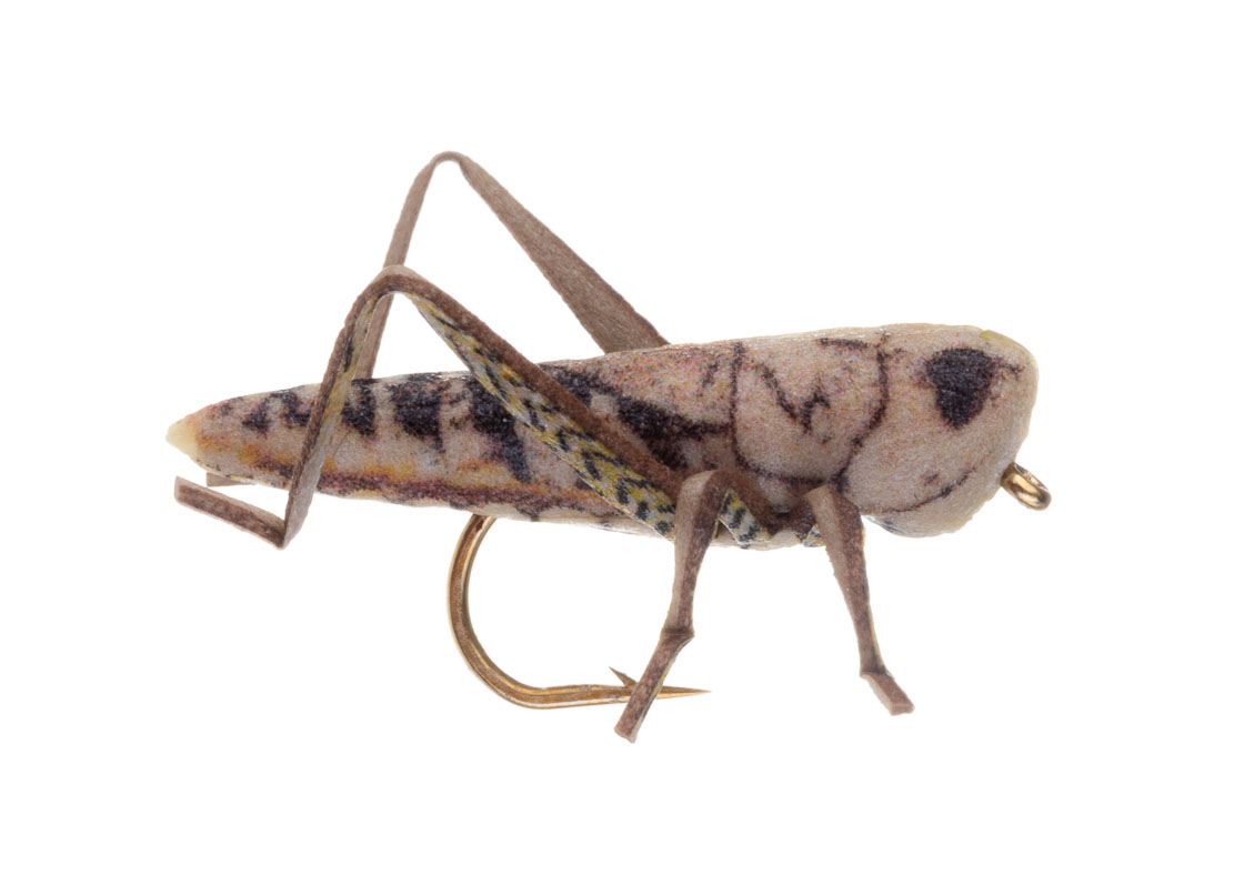 Vania Realistic Soft Leg Hopper Tan Sauterelle Mouche sèche