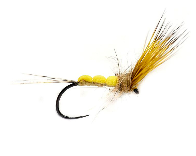 fulling-mill_foam-bodied-may-dun-yellow Beispiel Fliege