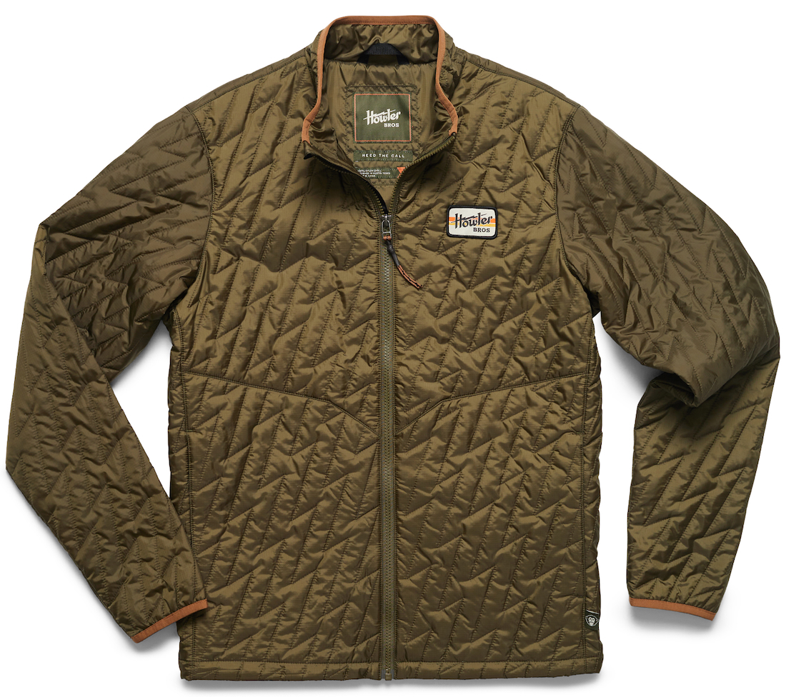 Howler Brothers Veste Voltage Quilted Ultralight PrimaLoft - olive