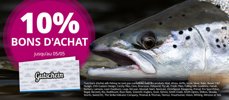 10% sur bons d'achat jusqu'au 5/5
