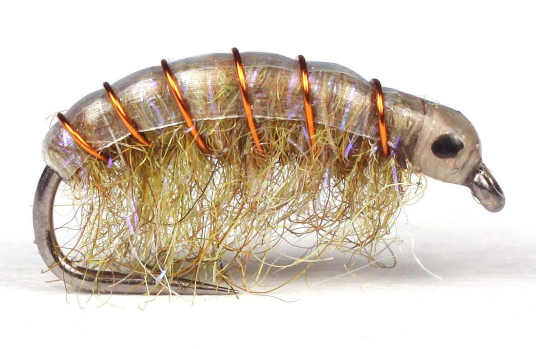 Guideline Mouche à truite de mer - UV Gammarus olive