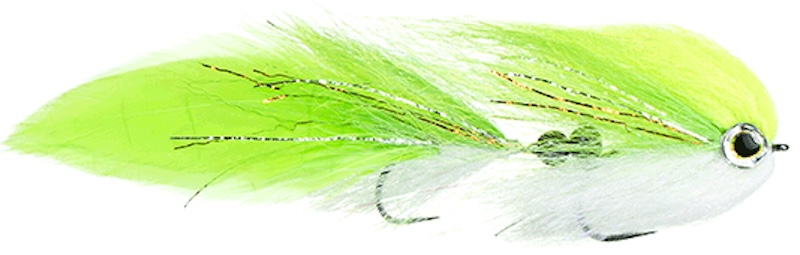 MFC Grajewski's Yard Sale Charteuse & white Tandem Streamer