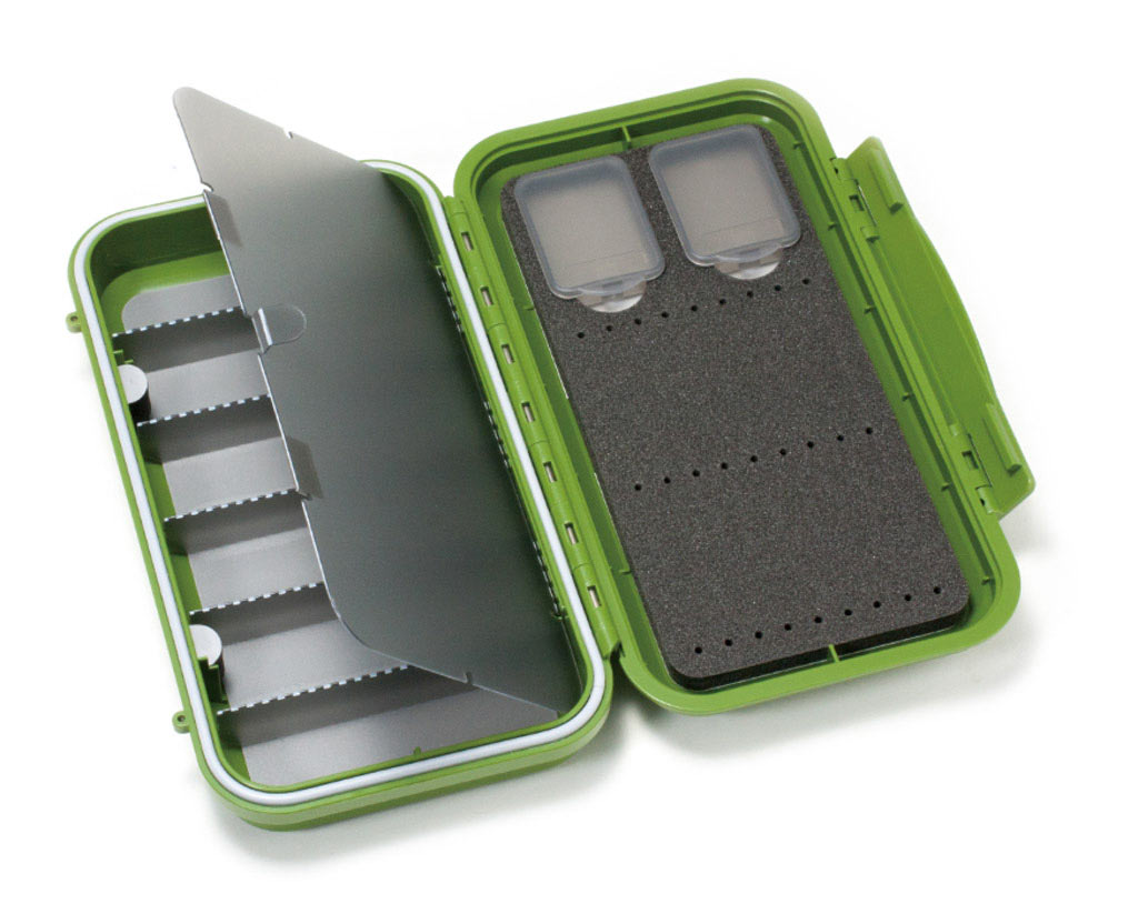 C&F Design CF-3406H boîte à mouches étanche pour mouches à tubes olive