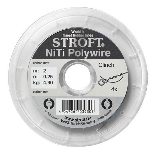 Stroft NiTi Polywire - Bas de ligne nickel titane nouable bobine de 5m