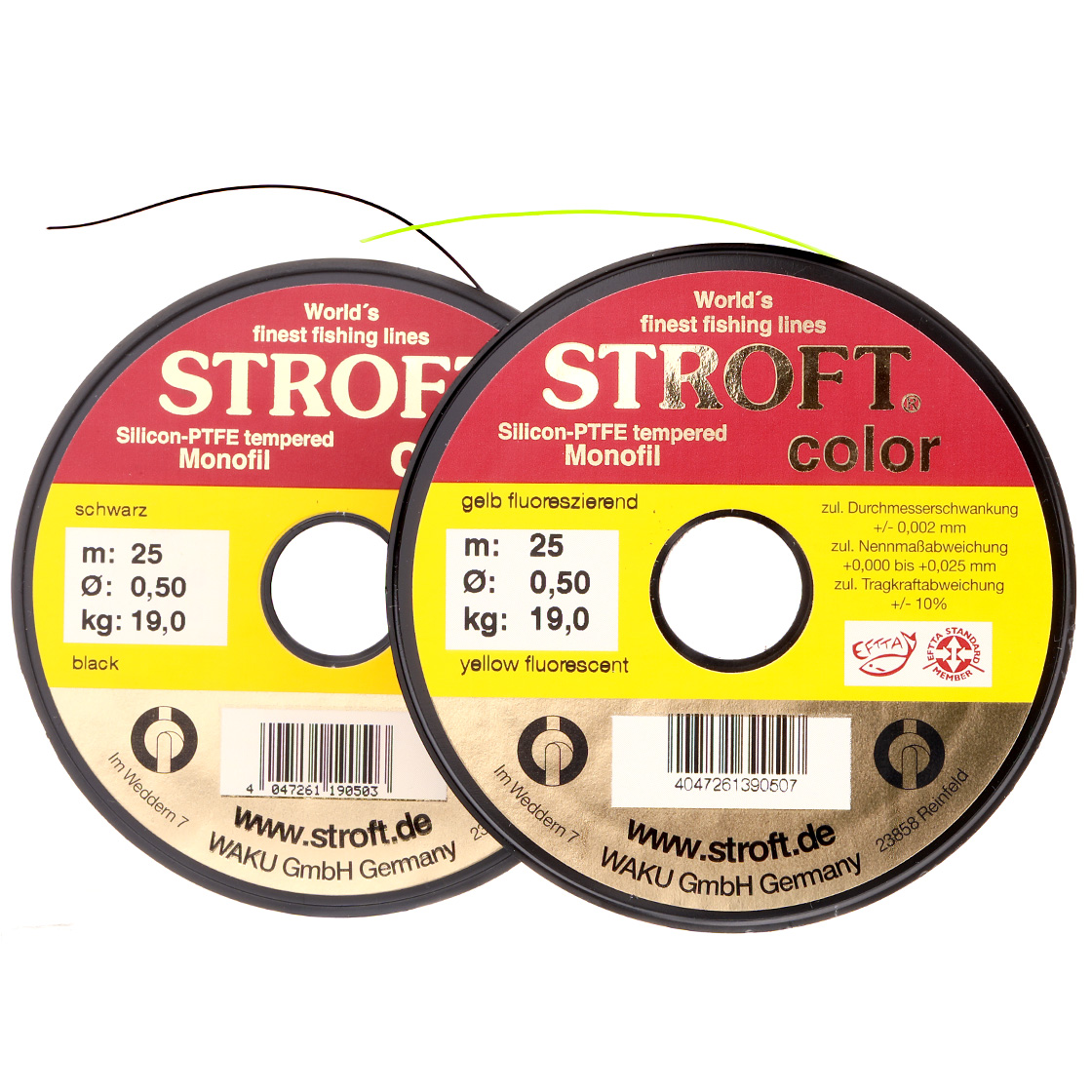Stroft Color bas de ligne Indicator Line aide visuelle 25 m/bobine