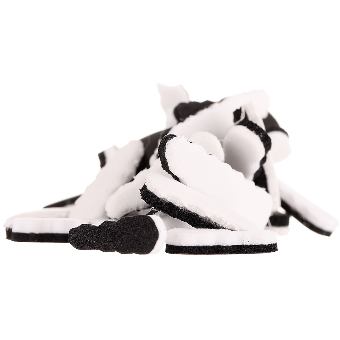 Chernobyl Ant & Hopper Foam Bodies 10 pc. Corps blanc-noir