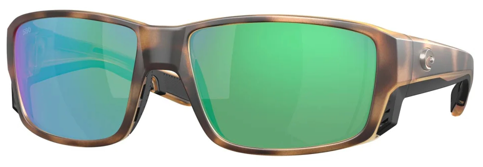 Costa Lunettes polarisantes Tuna Alley Pro Matte Tortoise (Green Mirror 580G)