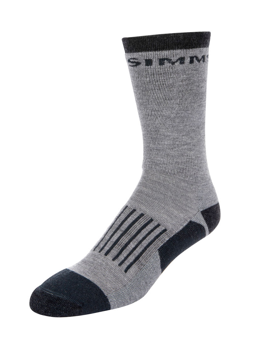 Simms Merino Midweight Hiker Sock chaussettes de wading steel grey