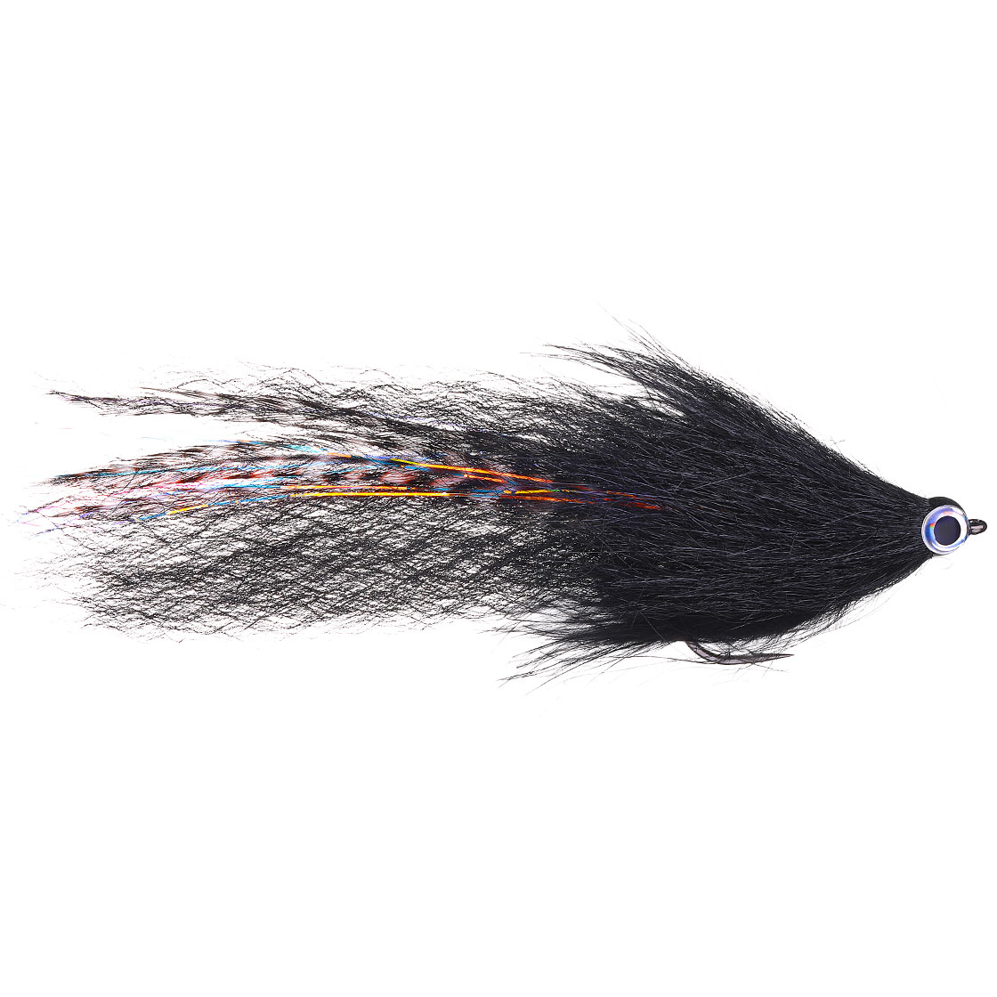 Superflies mouche à brochet - Predator Brush black grizzly