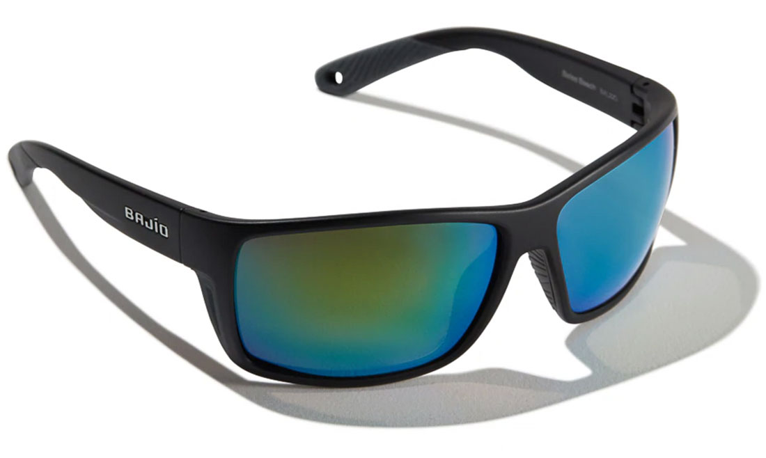 Bajio lunettes polarisantes Bales Beach - Black Matte (Green Mirror PC)