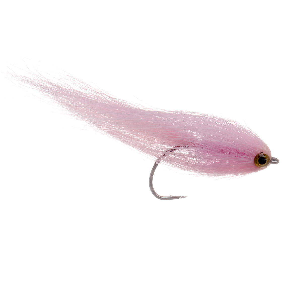 Superflies Mouche à truite de mer Craft Fur Baitfish Pink Ahrex Streamer #4