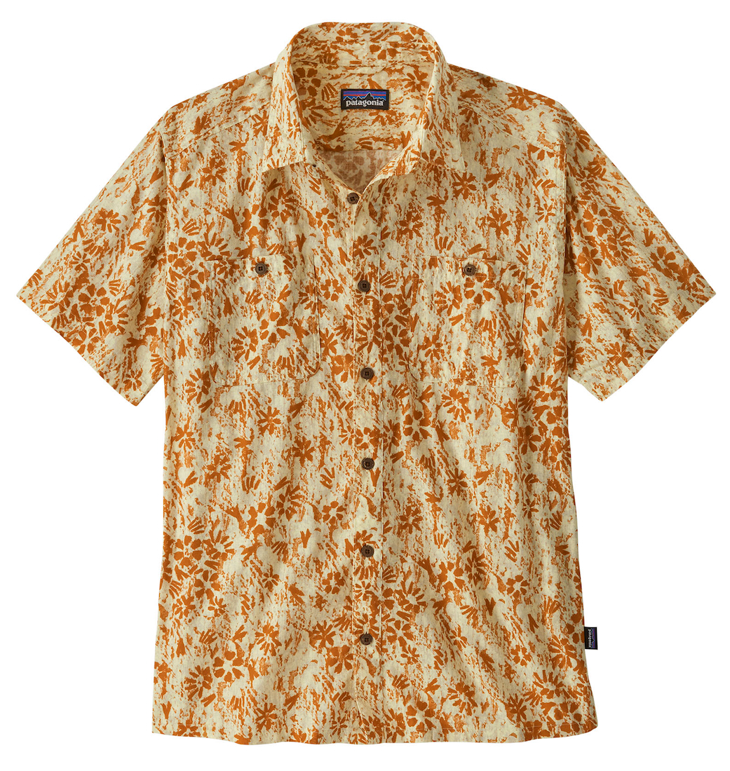 Patagonia M's Back Step Shirt WFBU - Wildflower Pastel : Buttercup Yellow