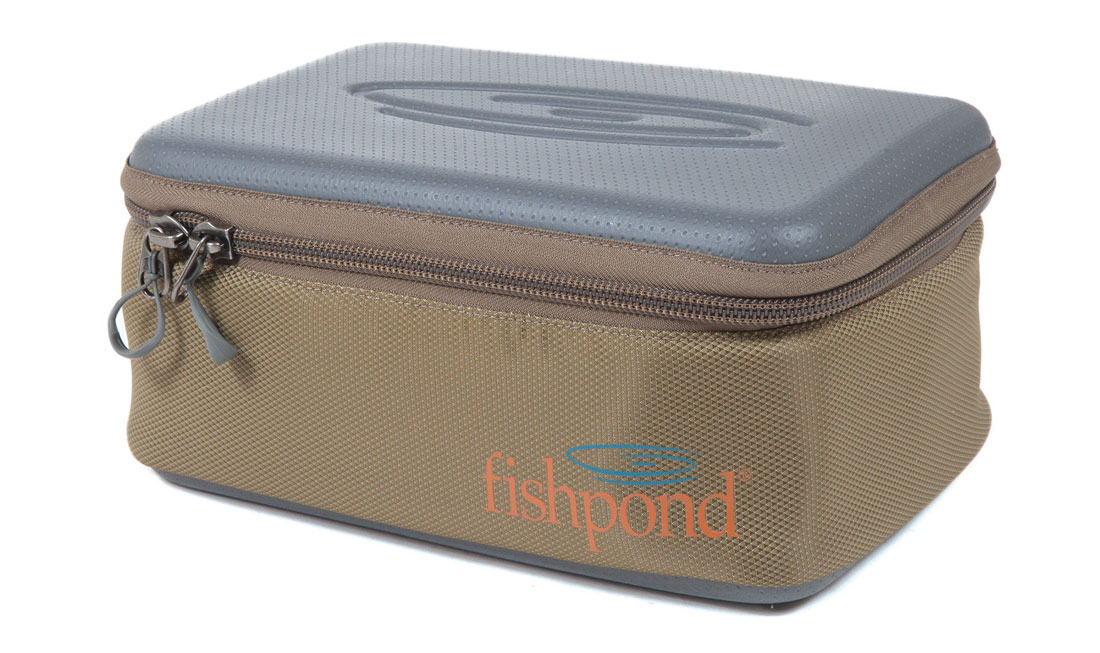 Fishpond Ripple Reel Case Large sand/saddle brown