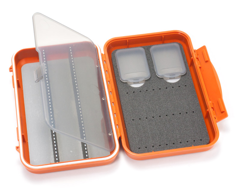 C&F Design CF-2403V boîte à mouches étanche pour mouches tubulaires burnt orange