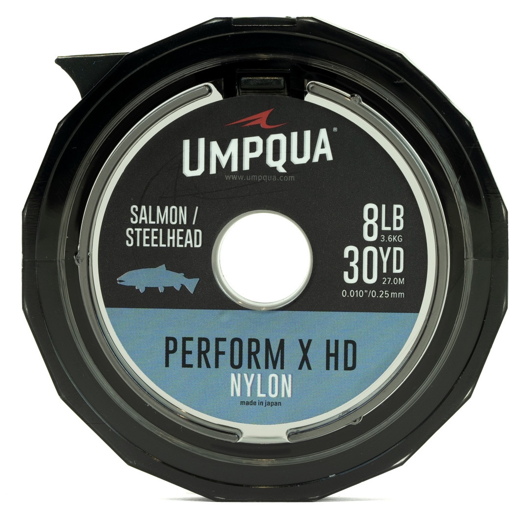 Umpqua Perform X HD Salmon & Steelhead Nylon Tippet 30yds Matériau du bas de ligne