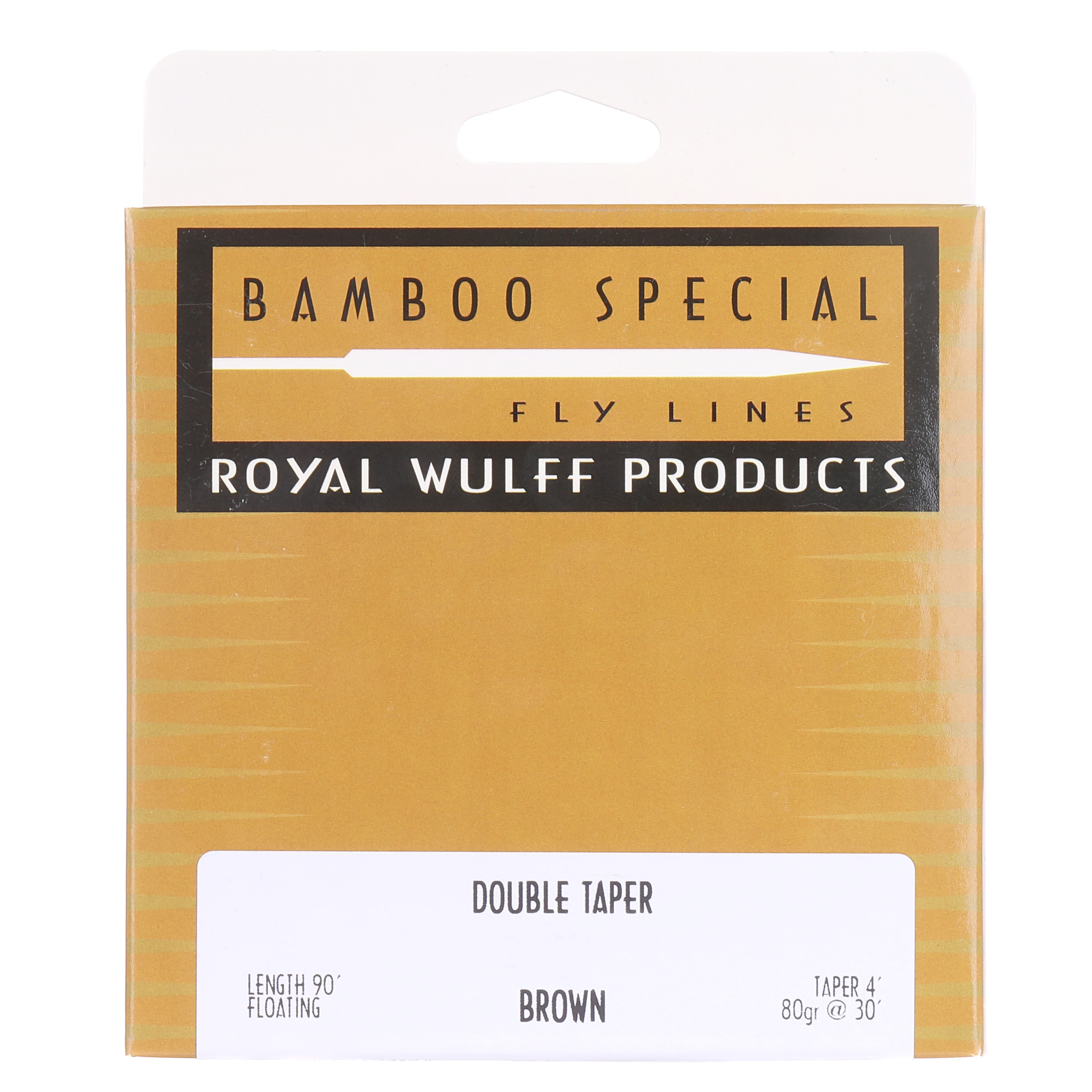 Royal Wulff Bamboo Special Floating Double Taper DT ligne à mouche Brown