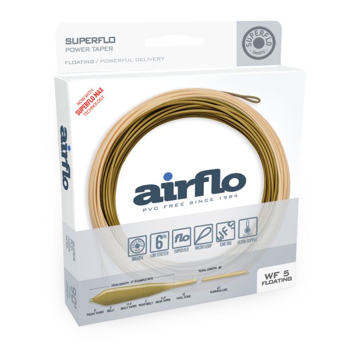 Airflo Superflo Power Taper Floating Trout ligne à mouche