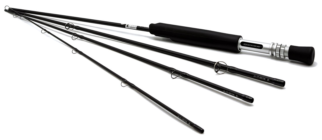 ArcticSilver BEAST ULTIMATE Medium-Fast Cannes à mouche à une main # 9 - 8,8 ft 4pcs