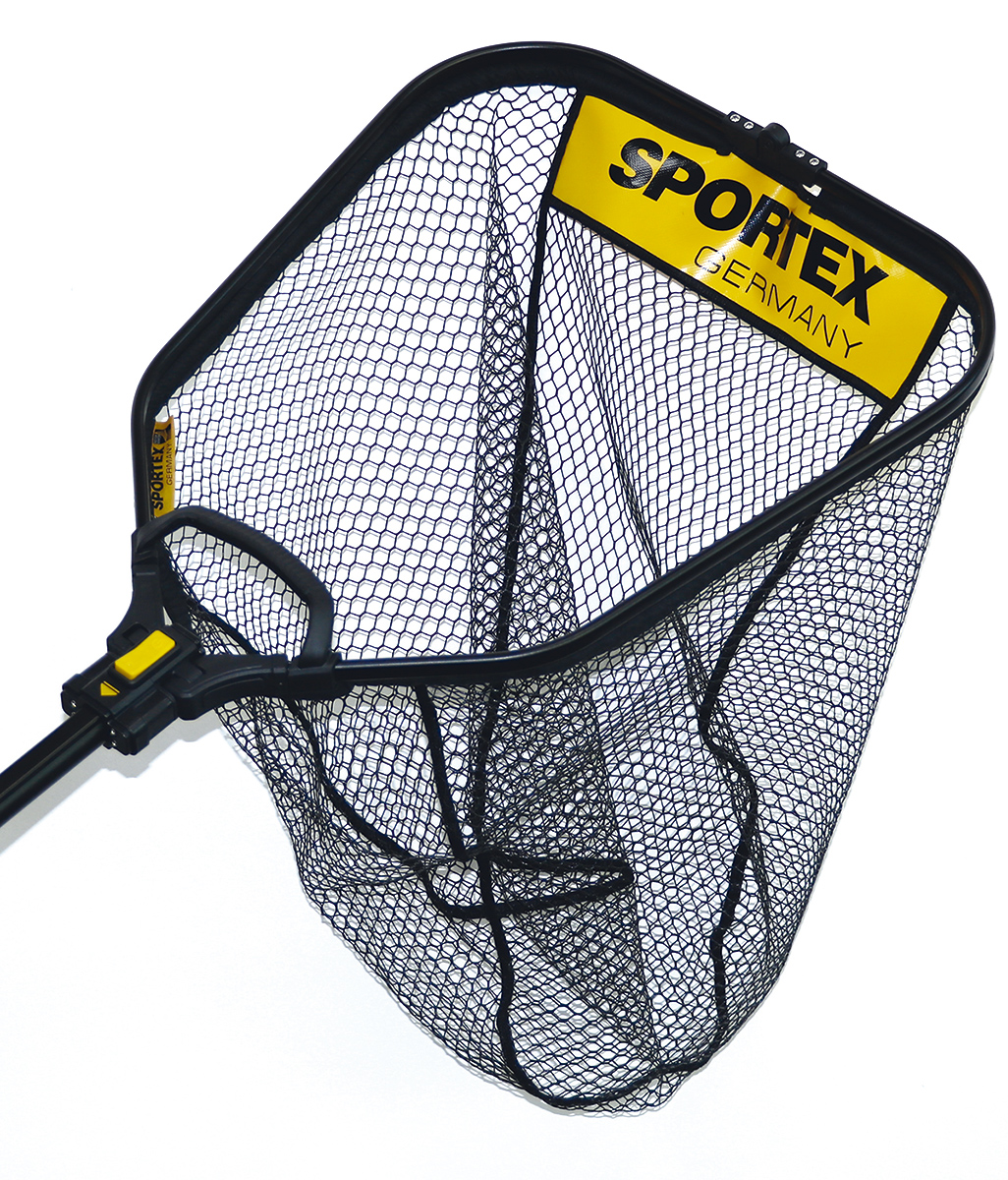 Epuisette en aluminium caoutchouté Sportex