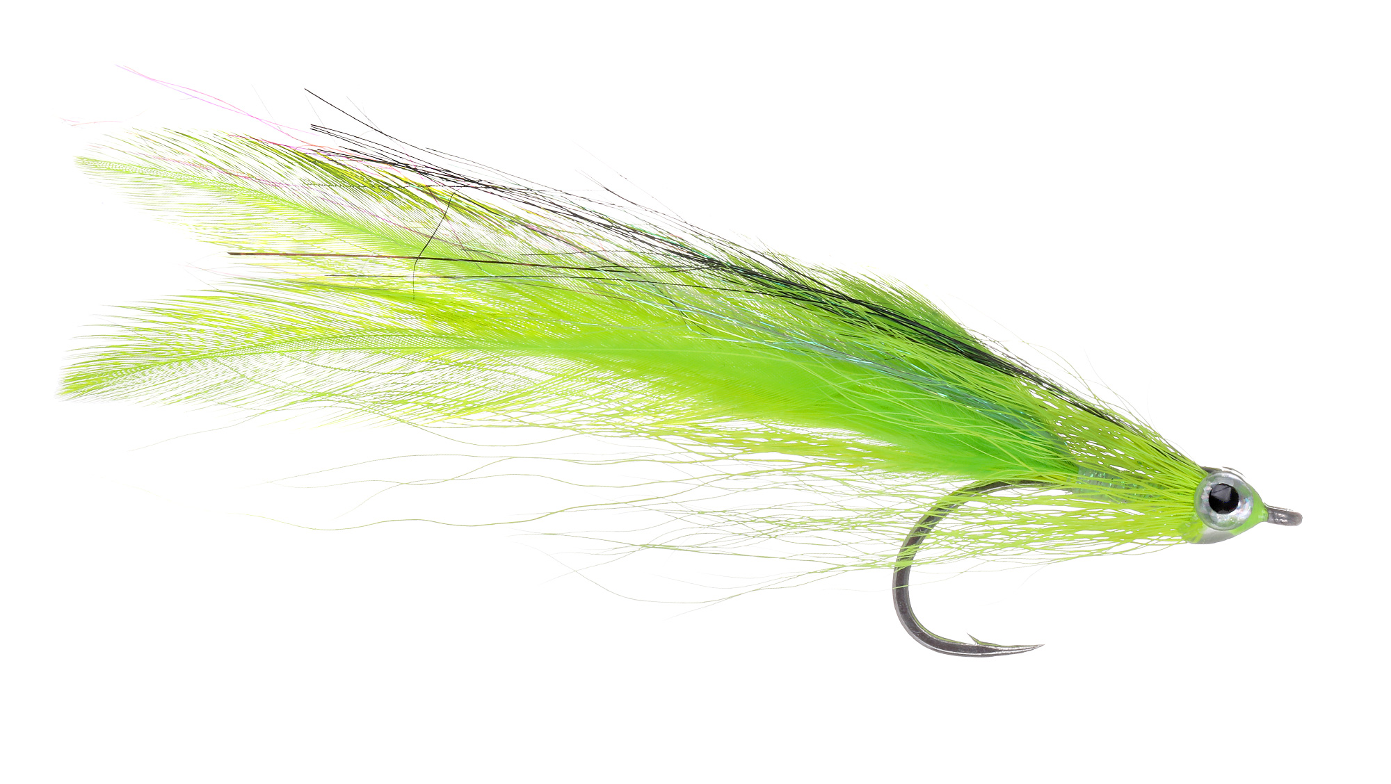 Fulling Mill Streamer Deceiver Chartreuse #2/0