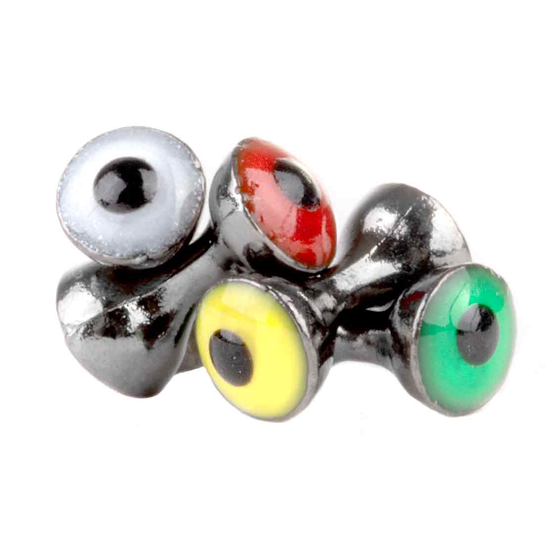 adh-fishing Tungsten yeux en "dumbbell" nickel noir