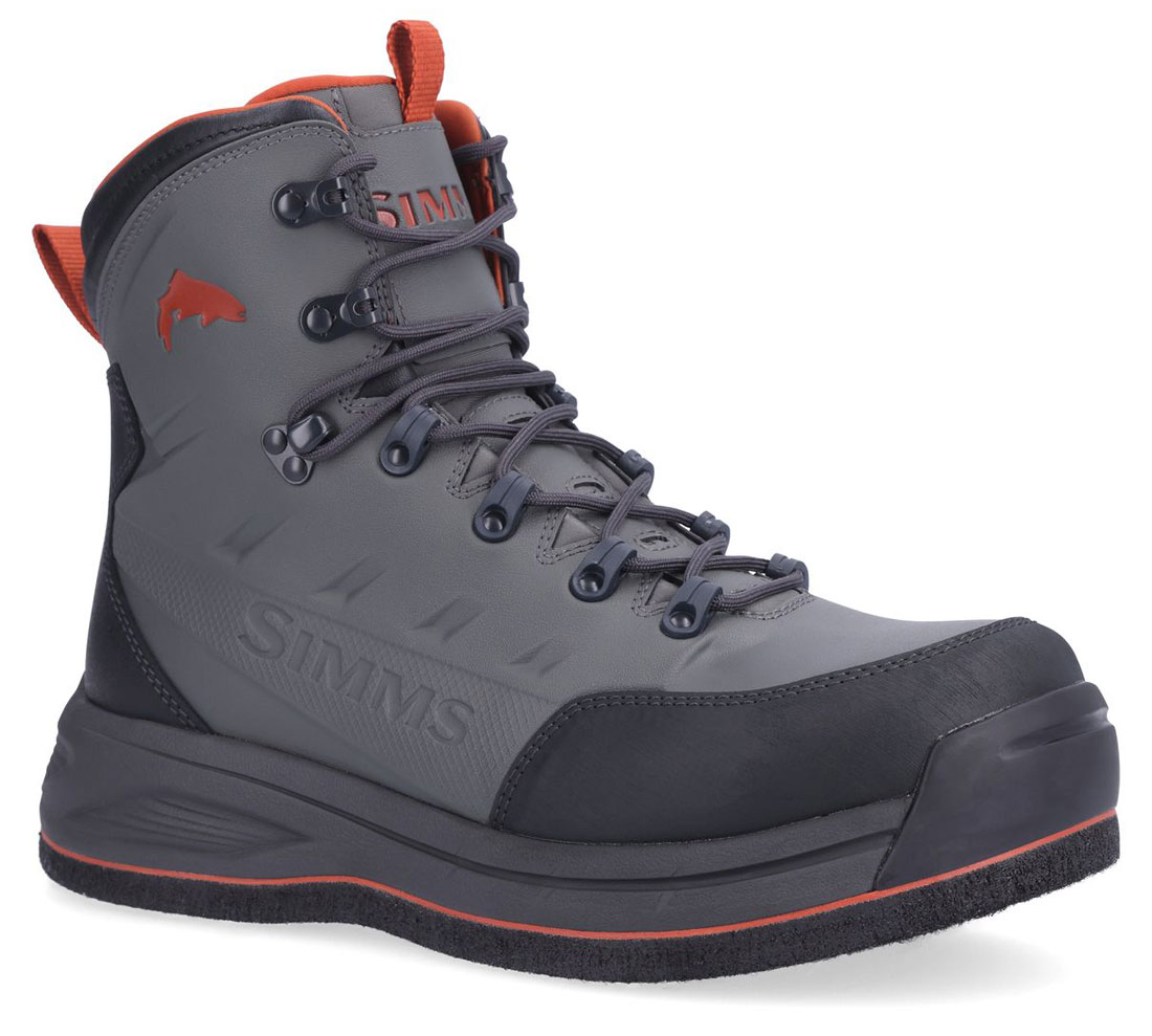 Simms Freestone chaussures de wading avec semelle en feutre gunmetal