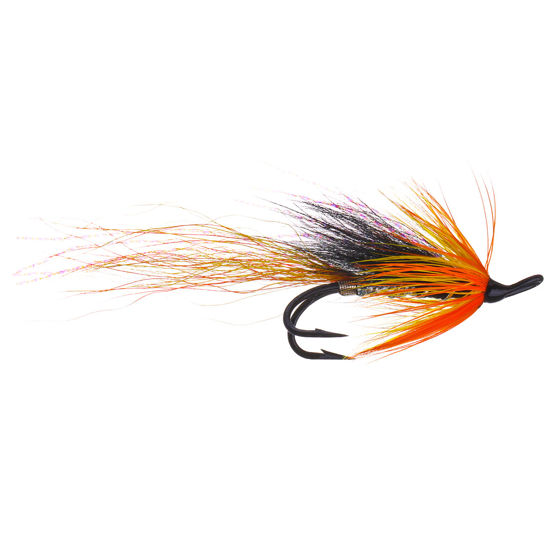 Superflies Mouche à saumon - Ally's Cascade Shrimp Black Double