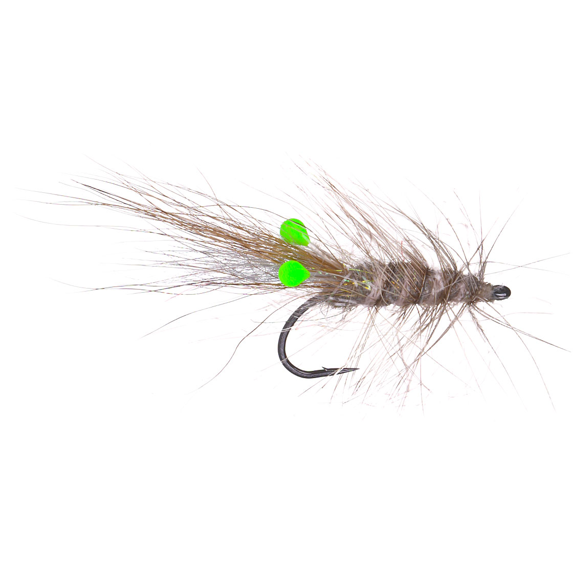 adh-fishing Mouche à truite de mer - LT Alive Shrimp Tan & Green