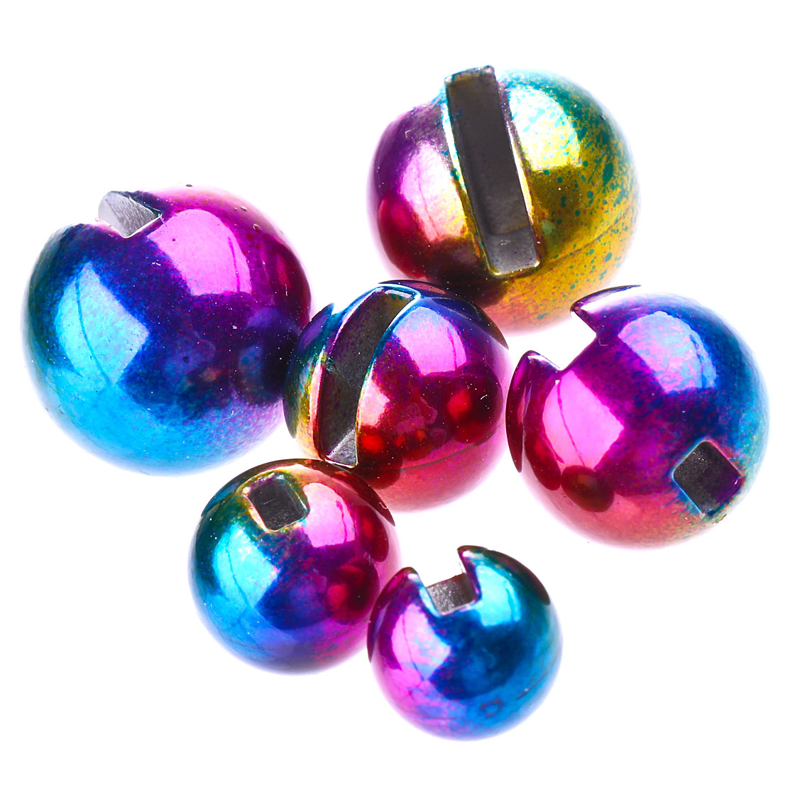 Wurm Tungsten Boule à fente XXL Extra Heavy rainbow