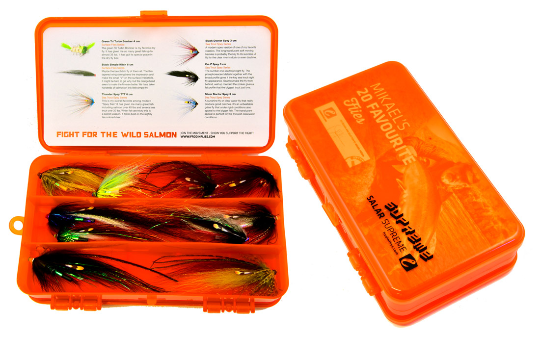 Frödin Fly Selection Mikaels 20 Favourite Flies Set de mouches