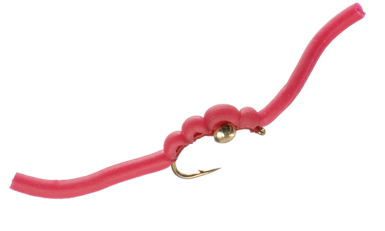 Umpqua Squirmy Wormie TB Rouge sang #12