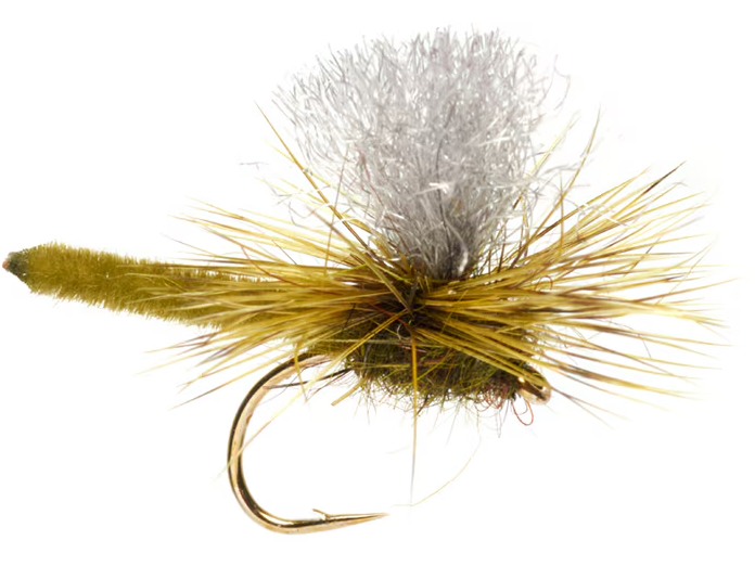 Fulling Mill Technical Dryfly Jackie's Olive Palomino Parachute #14 Mouche sèche